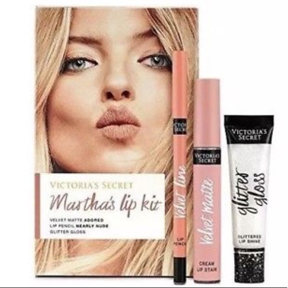 Victoria's Secret Other - Victorias Secret Martha’s lip kit nude VS lot NIB